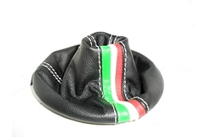 LARTEPELLE L'Arte Pelle cuffia cambio vera pelle cuciture grigie + tricolore