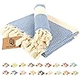 One's & Unique Beach Towel, Special Edition Set 2 Pcs. (XL+S), 100% Organic Cotton Turkish Beach Towels (100x180 & 50x100 CM), Quickdry, Compact & Lightweight Towels, 60% Thicker, Softer, Absorber