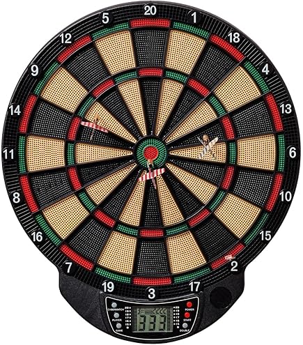 Bersaglio Elettronico Per Freccette - Con 3 Freccette E 12 Testine, Display LCD, Per 1-8 Giocatori - Foto 7