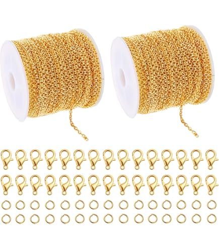 TOAOB 600 Chiodini Occhiello Testa In Metallo 20mm - Per Creazione Gioielli Fai Da Te - Foto 9