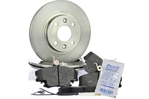 LOTT-AUTOTEILE BREMSSCHEIBEN + BREMSBELÄGE VORNE KOMPLETTSET BREMSENKIT BREMSE VORDERACHSE