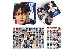 GENERIC SKZ Lot de 127 cartes photos personnelles Karma Stray-Kids 55 cartes postales + 72 autocollants pour nouvel album Felix Bangchan Hyunjin Cartes photo (lee know)