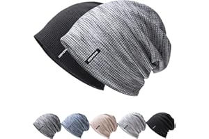 HASAGEI Mütze Herren Leicht Slouch Beanie Mütze Damen Weiche Jersey Mütze Ideal für Frühling Herbst und Winter