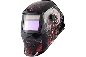 DOKA Careta Soldar Automatica, Mascara Soldar Automatica, DIN 3/4-8/9-13, 100x50mm, Real Color, MMA MIG mag TIG, Careta Soldar, Mascara de Soldar Automatica, Mascara de soldar, Gafas de Soldar PRO8RC