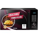 Samsung 28 L Slim Fry, Sensor Cook and Multi Split Convection Microwave Oven (MC28A5145VR/TL, Black and Pattern, 10 Yr warran