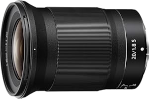 Nikon Nikkor Z 20 mm f/1.8 S, Błyszczący obiektyw o stałej ogniskowej f/1.8, czarny, karta sieciowa: 4 lata gwarancji