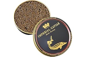 ‎IMPERIAL CAVIAR Imperial Caviar® Imperial Baerii - 10g Premium Kaviar Malossol - Imperial Baerii Kaviar Dose aus Aquakultur - Feinkost Geschenk für Feinschmecker - Frisch & Expressversand