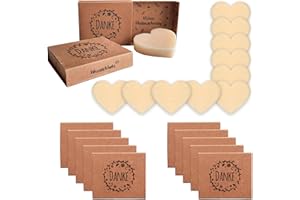 ‎IDEENVERLAG HAMBURG 10 x "Dankke" Messenger Soaps as Small Giveaway Colleagues Give-Away Friends Give-Away Employee Party Bag Employee Gift Colleague Gift Friends Gift Attention