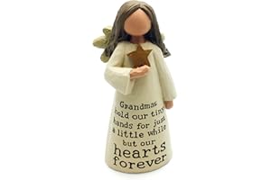 HEAVEN SENDS Beautiful Crafted Grandma Angel Sentiment Decoration Gift