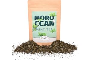BATU Te de Hierbabuena Granel (mint tea) | Premium | 200g | Te marrakech, Marruecos | 100% ingredientes naturales | Te verde para adelgazar