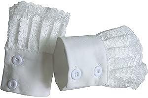 SUZALA Abnehmbare Handgelenk Manschetten Falsche Ärmel für Frauen Damen Teens