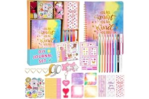 Dromlag Geschenk Mädchen 4-12 Jahre,Scrapbook Zubehör Einschulung Mädchen Geschenke