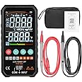 Morelian 3.3'' Digital Multimeter 6000 Counts True RMS Universal Meter High Accuracy Smart Measure AC/DC Voltage Resistance Capacitance Frequency Continuity Diode NCV Test & Temperature Measurement