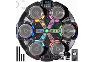 Eclipto Music Boxing Machine, Smart Bluetooth Wall Boxing Game with Boxing Gloves, 3 Game Modes with Score Display, Adjustable Speed&Counting Mode, Boxing Machine for Kids, Boys Gifts