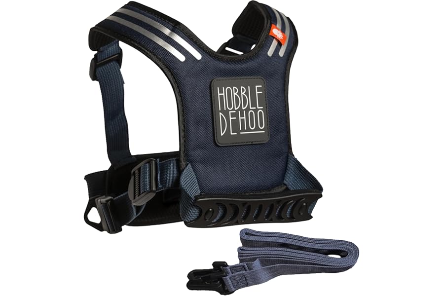 Hobbledehoo Child Harness, Safety Harness for Kids & Toddlers Aged 2-7 Years, Blue Child Harness for Walking & Supporting SEN and Special Needs (Blue Harness with Leash)