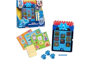 Just Play Ultimate Handy Notebook Blue & You Último Cuaderno práctico Dandy, Juguete Interactivo para niños con Luces y Sonidos, Juego de Pistas de Blue's Clues, Multicolor, S (49661)