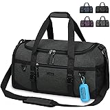 Lubardy Borsone Palestra Uomo Donna 40L Impermeabile Borsone da Viaggio Grande con Asciugamano Palestra e Scomparto Scarpe Du