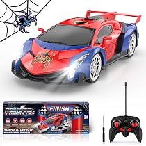 Highttoy Voiture de Police Télécommandée Enfant 2 3 4 Ans, 2.4GHz Petite Voiture Telecommandé, Cadeau Enfant 2 3 4 Ans, Noir