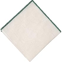 BELLUNO Weißes Einstecktuch Mit Farbigem Stickrand - Elegant & Vielseitig