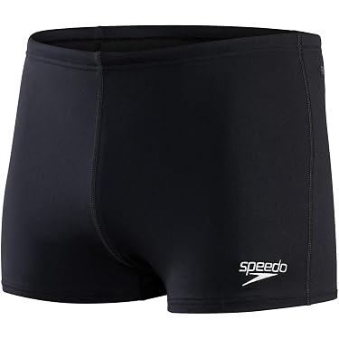 PengGengA Herren Badehose – Sport, Schnelltrocknend, Mit Kordelzug, Schwarz, Größe L