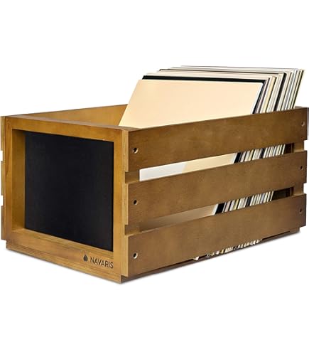 Vinyl Tonic | Vinyl LP Storage Crate : Amazon.co.uk: Stationery