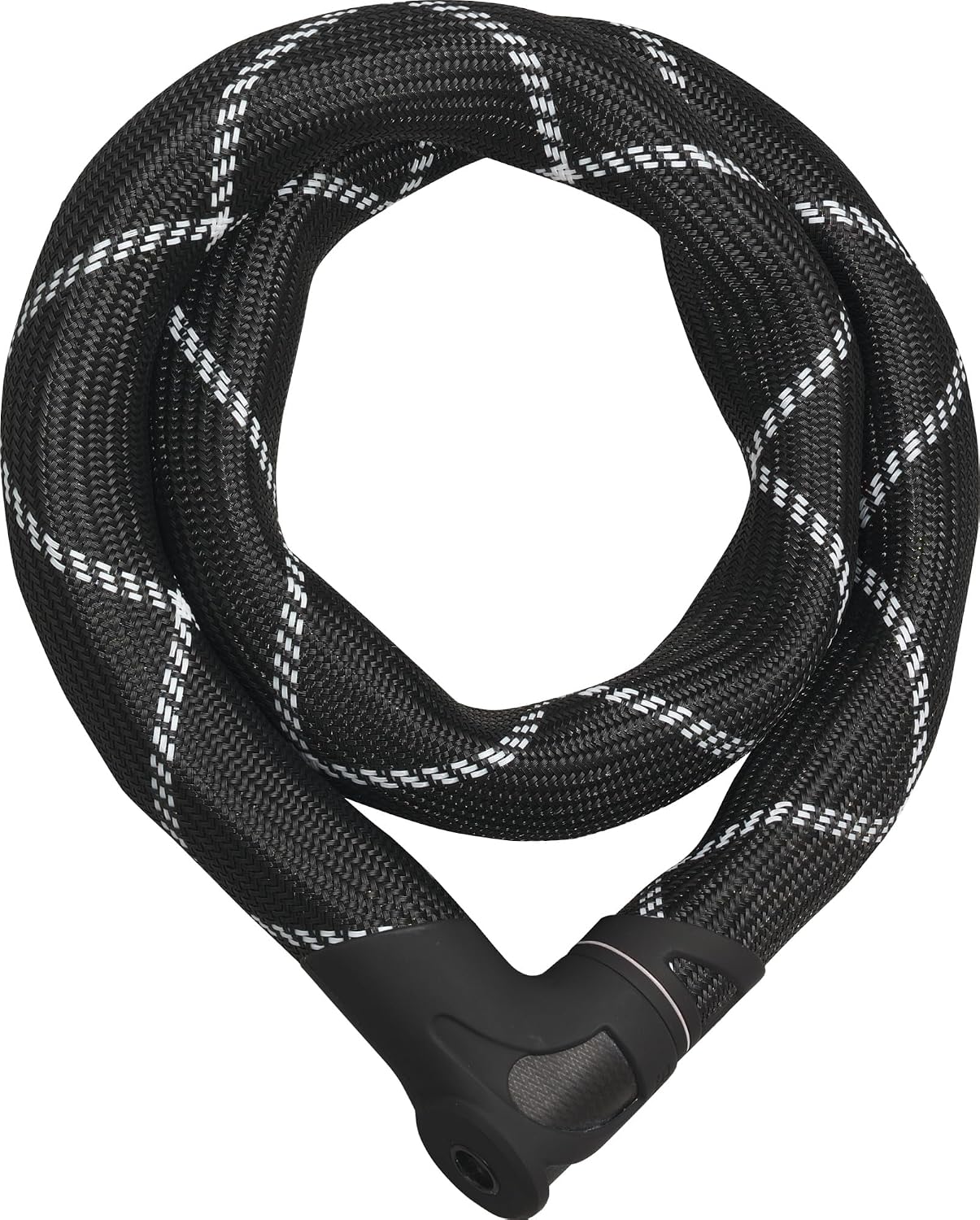 ABUS Iven Chain 8210 kettingslot - fietsslot van gehard staal - met kunstvezelcoating - ABUS veiligheidsniveau 10 - 110 cm - zwart