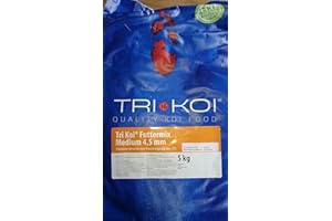 qdwq-US Tri Koi Futtermix ab 15° C - Koifutter aus der Schweiz - 4-5 mm (5 kg)