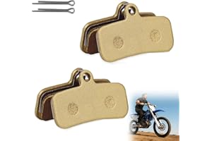 HAPPOW 2pcs Disc Brake Pads, Compatible with Surron Light Bee X/S Segway X160 X260 Talaria Sting R MX3 MX4 Durable Front Rear Electric Dirt Bike Replacement Pads, Surron Light Bee Brake Pads & Talaria Sting