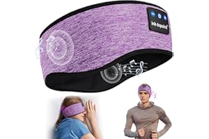 ink-topoint Sleep Headphones Headband Bluetooth 5.4 Soft Headphones for Sleeping & Sport with Thin Speakers,Wireless Music Earphones Tech Gifts for Men Women Teens Yoga Workout Fitness Relax Travel