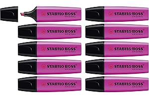 Zakreślacz - STABILO BOSS ORIGINAL pudełko 10 szt. - kolor: lila