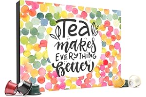 Teekanne Tealounge Probierpaket mit 24 Teesorten – einzigartige Auswahl wie Pure Sencha, Golden Green, Chai Latte Capetown Style – Ideal zum Entdecken oder als geschmackvolle Geschenkidee