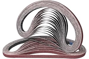 STEBRUAM 30 szt. Taśma ścierna 9 x 533 mm (60/80/100/120/240) Siatka mieszana