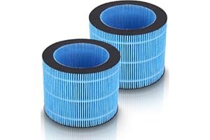 TIXEXO Filtre de Remplacement AMF220 2 Pièces, Compatible Avec Les Humidificateurs Philips HU3916 HU3918 HU3918/10 HU2716 HU2718/10 et les Purificateurs d'air AMF220/15