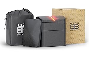 BACK BODYGUARD Set di estensori per la schiena originale per alleviare la parte bassa e superiore della schiena, allungatore per la schiena con altezza variabile – blocco yoga – Allenatore per la