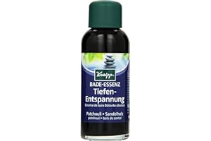 Kneipp Essence de bain relaxante en profondeur avec patchouli et bois de santal, 100 ml