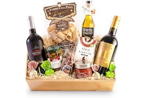 PASSIONE ITALIA Feinkost Geschenkkorb SAPORI D'ITALIA DELUXE mit ausgesuchten italienischen Delikatessen Spezialitäten - Geschenkset Italien