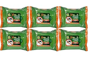 Xpel Insect Mosquito REPELLENT WIPES Tropical Formula 25 wipes (6)