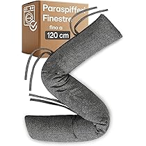 Paraspifferi Per Porte E Finestre Fino A 120 Cm - Lavabile - Risparmio Energetico - Grigio - Extra Lungo - Foto 4