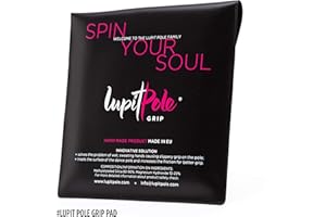 LUPIT Pole, Pole Dance Grip - Pole Dance Grip Puder | Starker Halt, 12cm x 12cm Doppelseite für Stange und Hände - Ergiebig in der Anwendung