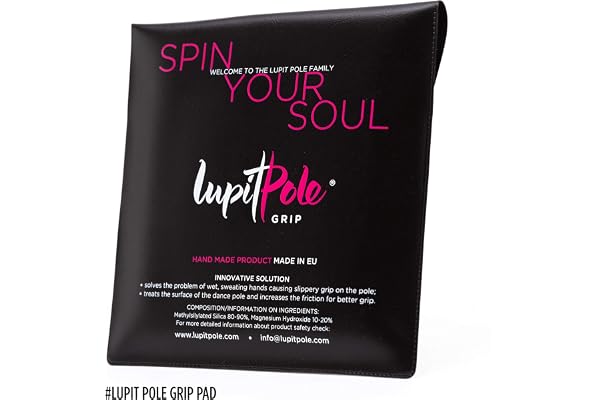 LUPIT POLE Dance Grip Poudre d'adhérence moyenne pour une tenue forte sur la barre de danse.