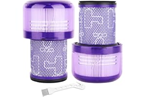 SGIZOKU 2 HEPA-Filter für Dyson V12 Slim, Ersatz Filter für Dyson Detect Absolute Extra/Total Clean/Fluffy Staubsauger 971517-01