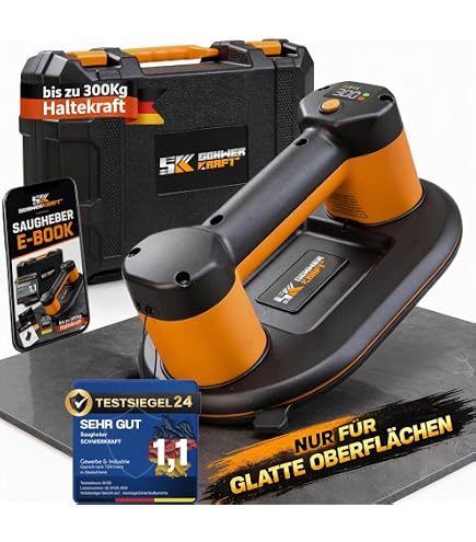 2er Set 8Ah Akku-Saugheber Für Fliesen & Glas  Produktbild-Vorschau 3