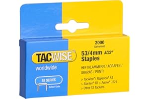 Tacwise 0333 Punti Galvanizzati, Tipo 53/4 mm, Confezione da 2000