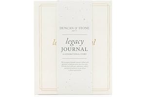 DUNCAN & STONE PAPER CO. Grandparents Legacy Journal (Ivory) - A Guided Life Story Journal for Grandparents or Parents to Share their Memories & Keepsakes - Memory Book - Grandparents Gifts