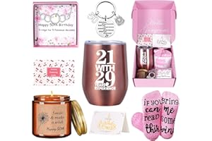 Tecanne 50th Birthday Gifts for Women, Unique Personalised Gift Basket for Best Friends, Sisters, Mom, Wife