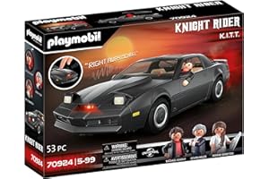 PLAYMOBIL 70924 Knight Rider, K.I.T.T., con luci e Suoni Originali, per i Piccoli e Grandi Fan di Knight Rider, 5-99 Anni