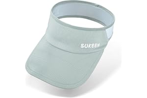 Sukeen Lightweight Kids Sun Visor Hat 5-12 Years Girls Boys,Anti UV Sun Visor for Kids Sun Hat Golf Visor with Perspiration Breathable Sweatband,Sport Visor Cap for Tennis Cycling Beach Outdoor Travel