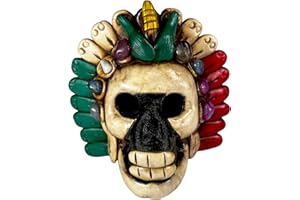 ELTRICOLOR Aztekische Todespfeife laut – Silbato Muerte Azteca – Aztekenpfeife Silbato Azteca – Aztekenpfeife schreiende Todespfeife – Schreckliche Aztekenpfeife 125 dB (Aztec Death ELTRICOLOR