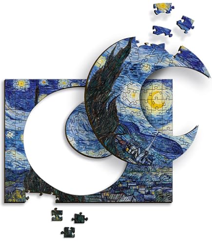 Trefl Holzpuzzle „Sonnenblumen“ Von Van Gogh – 200 Teile, Künstlerisches Puzzle Für Erwachsene & Kinder Ab 9