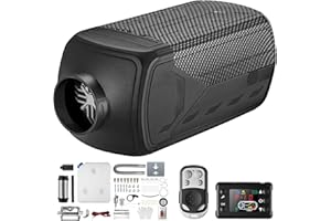 Redriver Diesel Heater 2KW, 12V/24V Parking Fuel Heater, Night Air Heater with Premium Silencer, Upgrade Smart Remote Control For Truck, Boat, Car Trailer, Motorhomes, Campervans, Caravans
